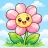 Nature coloring pages icon for kids