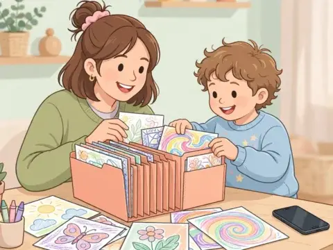 how-to-store-finished-coloring-artwork-featured