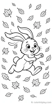 Coloring page from the gallery section of Rabbit Coloring Pages.