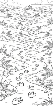 Coloring page from the gallery section of Triceratops Coloring Pages.